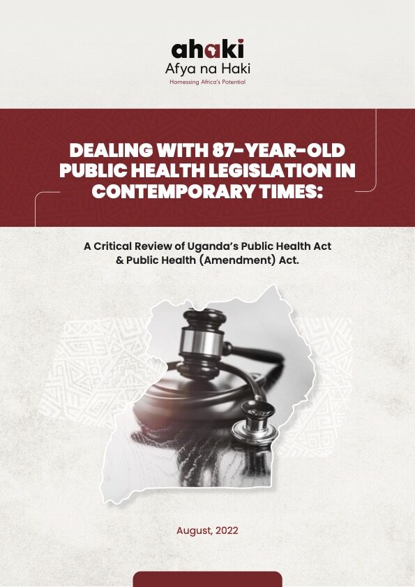 PUBLIC HEALTH AND PUBLIC HEALTH(Amendment) ACT ANALYSIS