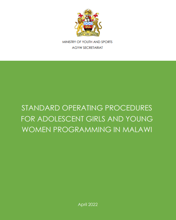 Standard Operating Procedures for Adolescent Girls and Young Women Programming in Malawi