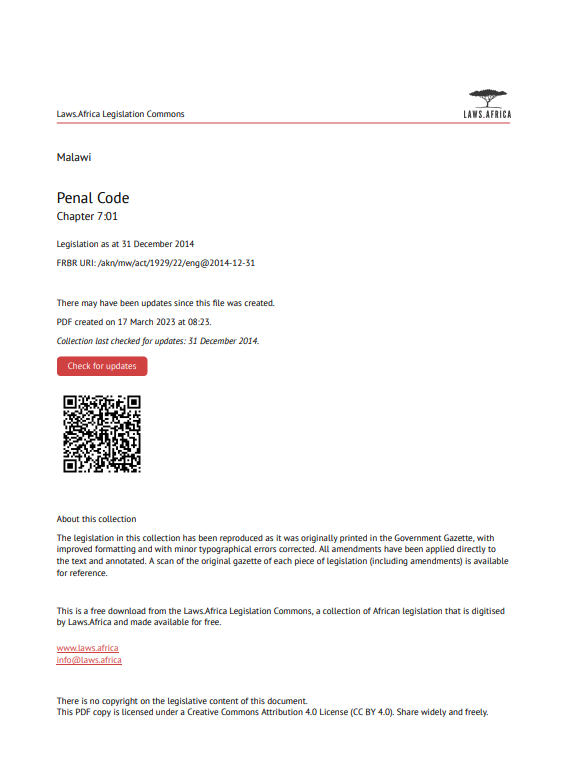 The Penal Code