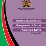 National Guidelines on Management of Sexual Violence in Kenya (2009)