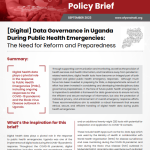 Policy Brief on Digital data governance