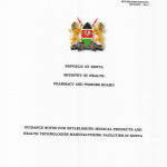 Guidance Notes Establishing Medical Products Health Technologies Manufacturing Facilities Kenya