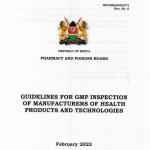 Guidelines for Suspension and Revocation of GMP certification of manufacturers