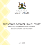 The Second Uganda National Health Policy 2010
