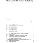 Ministry of Health National Health Policy- Uganda