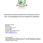 Guidelines on Good Manufacturing Practice for Medicinal Products