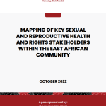 Mapping of Key Sexual and Reproductive Health and Rights Stakeholders within the East African Community