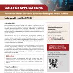 CALL FOR APPLICATIONS: Advanced Short Course on Advocacy for Digital Health Justice