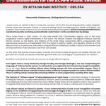 Afya na Haki's Oral statement for the 85th Ordinary Session of the African Commission on Human and Peoples' Rights (ACHPR) Public Session