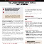 The Africa Reproductive Justice Litigation Fund: 2026–2027 Call for Proposals