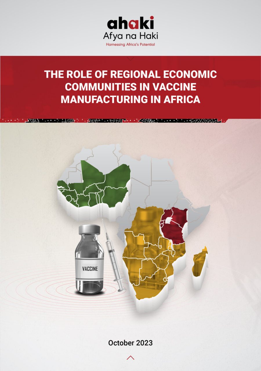 The Role of Regional Economic Communities in Vaccine Manufacturing in Africa